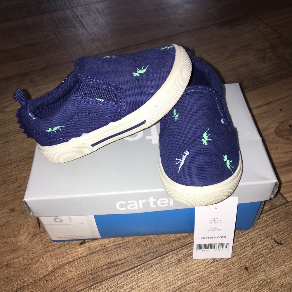 EUC Carter’s Slip On Dino Sneakers